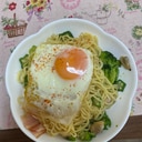 ラーメンとパスタと焼きそばの合いの子！レンジ麺